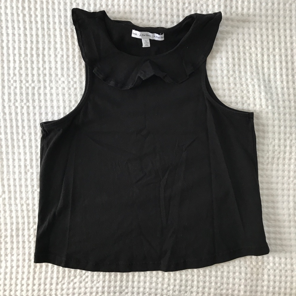 [Other Stories] Ruffle Neck Tank